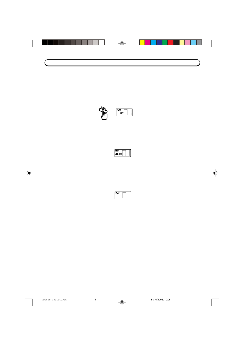 Repeat playback | Emerson PD6810 User Manual | Page 12 / 16