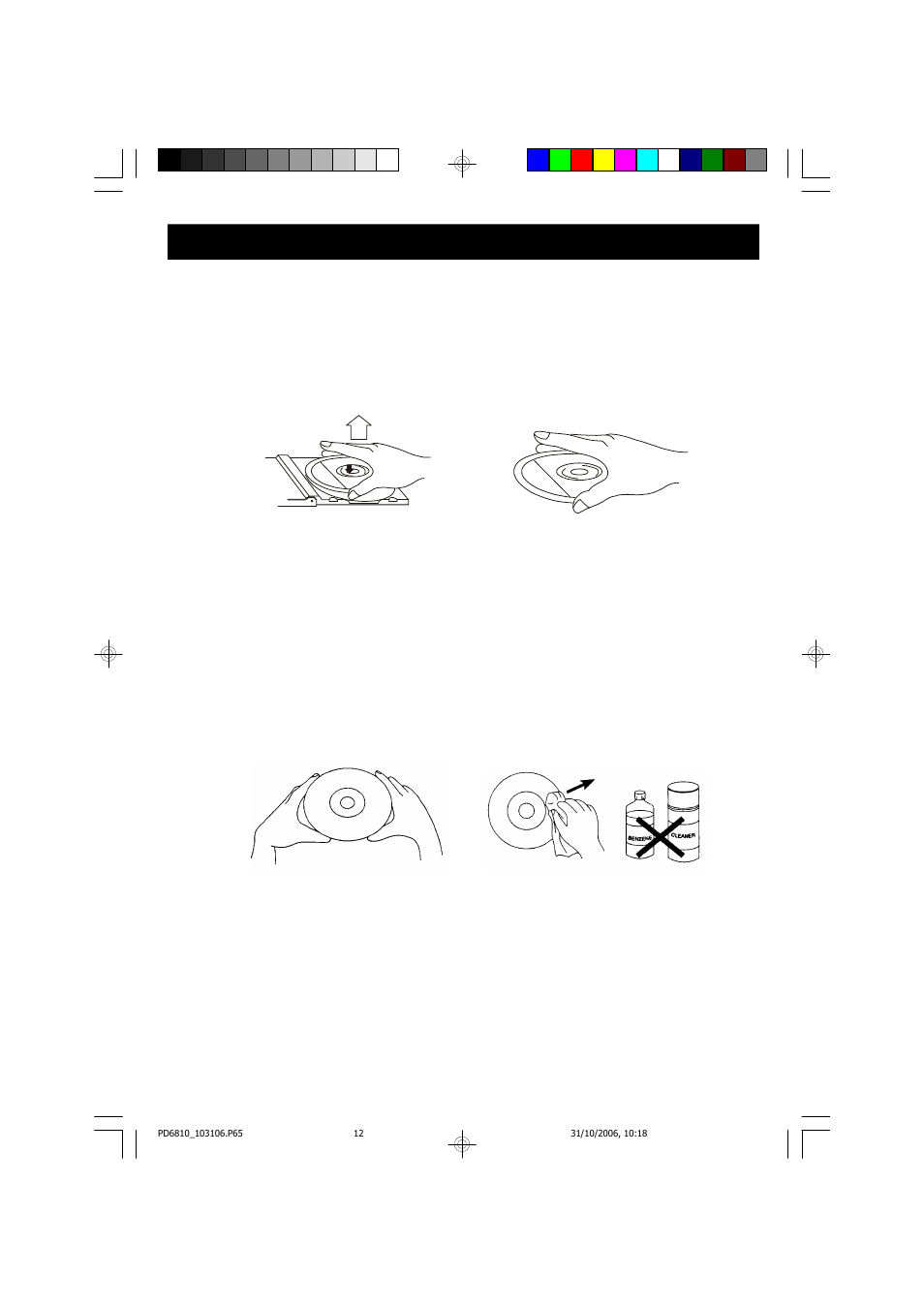 Care and maintenance, Compact disc care | Emerson PD6810 User Manual | Page 13 / 16