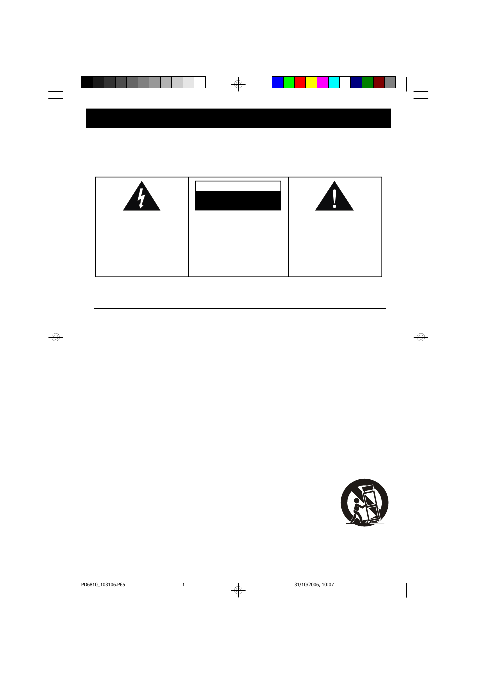 Important safety instructions | Emerson PD6810 User Manual | Page 2 / 16