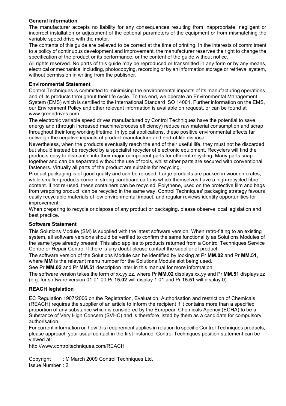 Emerson SM-ETHERCAT 0471-0128-02 User Manual | Page 2 / 70