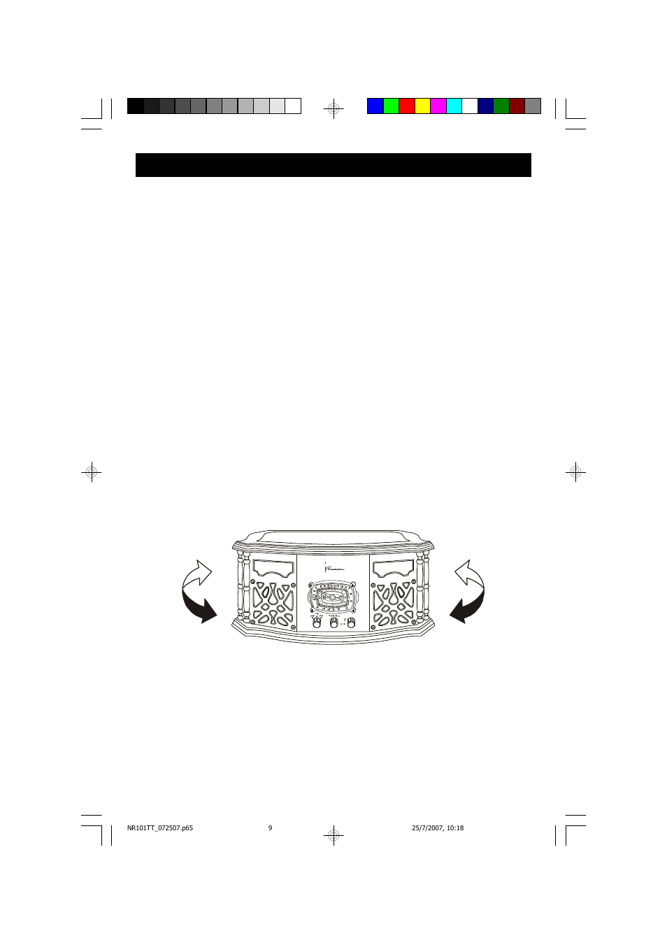 Operating instructions, Listening to the radio | Emerson Radio NR101TT User Manual | Page 10 / 16