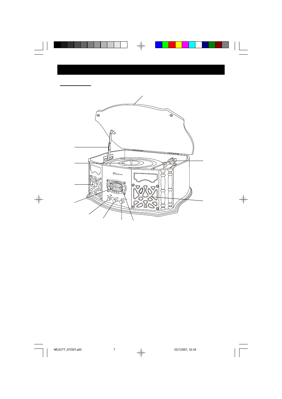 Location of controls and indicators | Emerson Radio NR101TT User Manual | Page 8 / 16