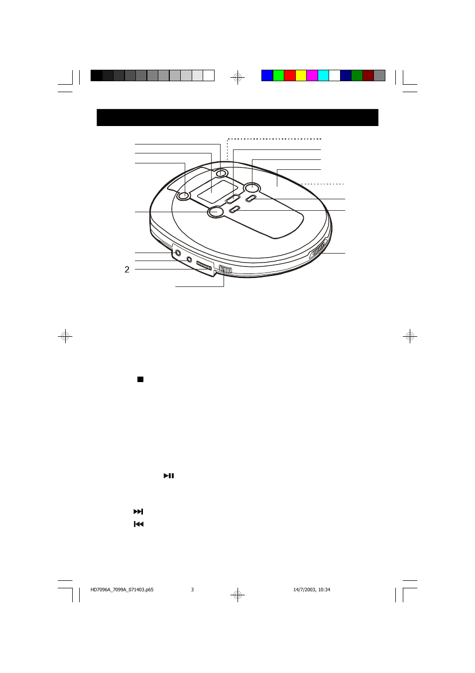 Location of controls and indicators | Emerson Radio HD7099A User Manual | Page 4 / 19