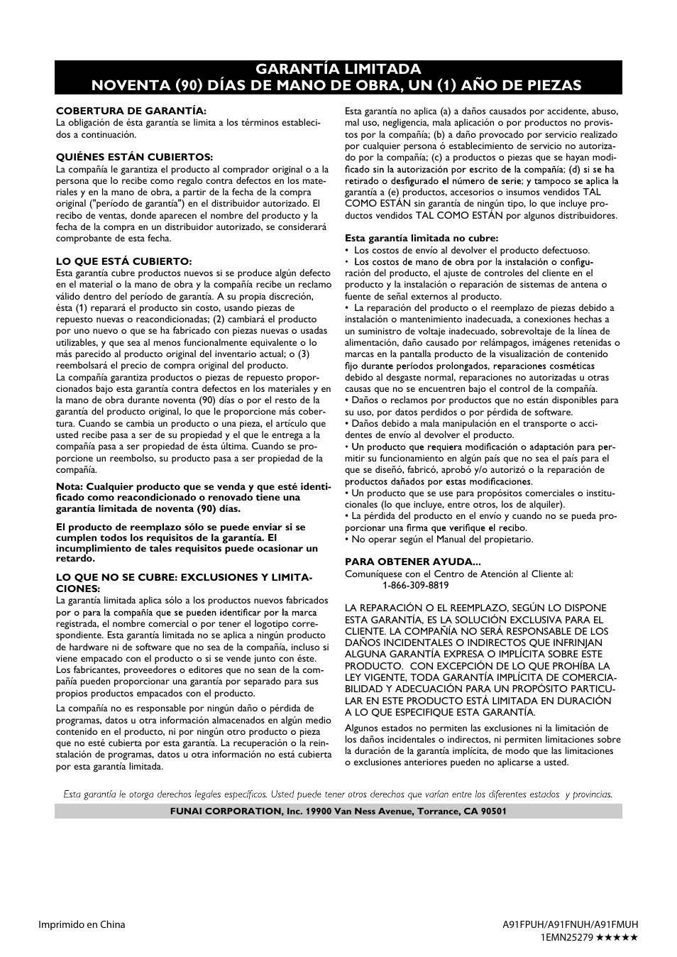 Emerson LC320EMXF User Manual | Page 116 / 116