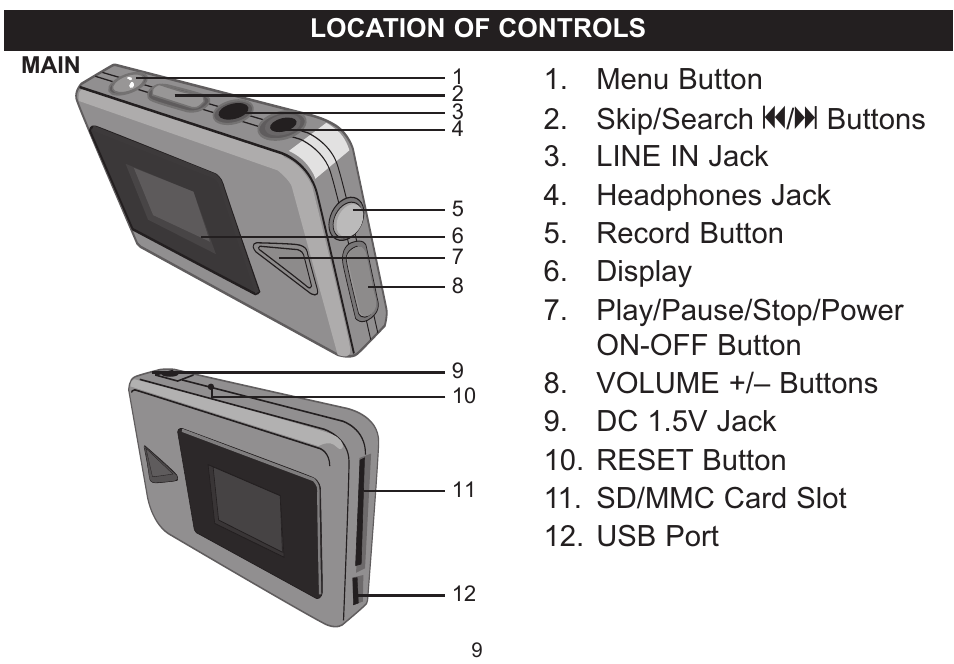 Emerson Radio MP250 User Manual | Page 10 / 44