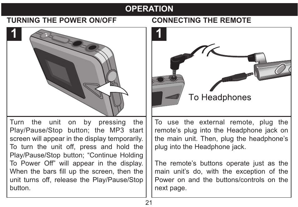 Emerson Radio MP250 User Manual | Page 22 / 44