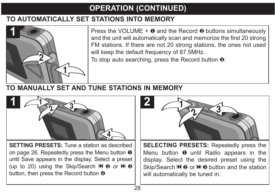 Emerson Radio MP250 User Manual | Page 29 / 44