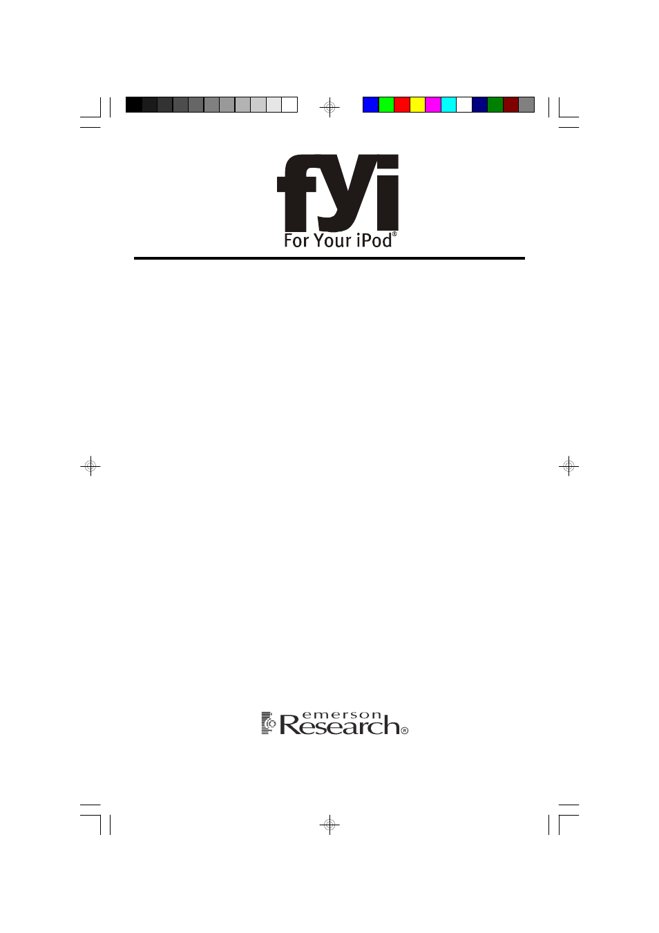 Ic172, Owner’s manual, Smartset | Stereo clock radio, With ipod, Docking station and time projection system | Emerson Radio iC172 User Manual | Page 35 / 35