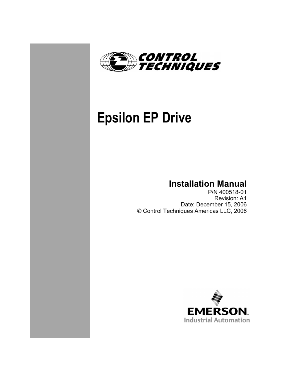 Emerson 400518-01 User Manual | 88 pages