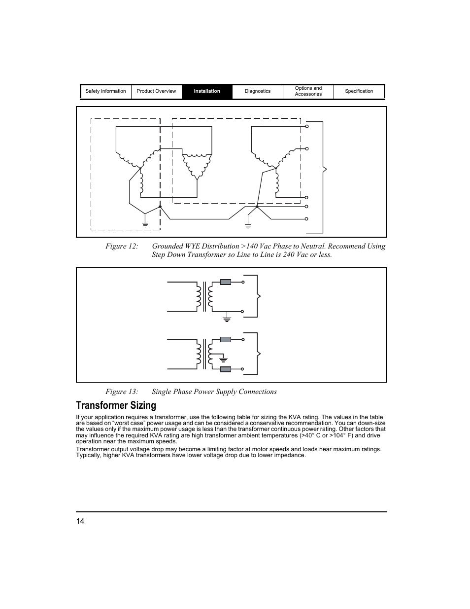Transformer sizing | Emerson 400518-01 User Manual | Page 26 / 88