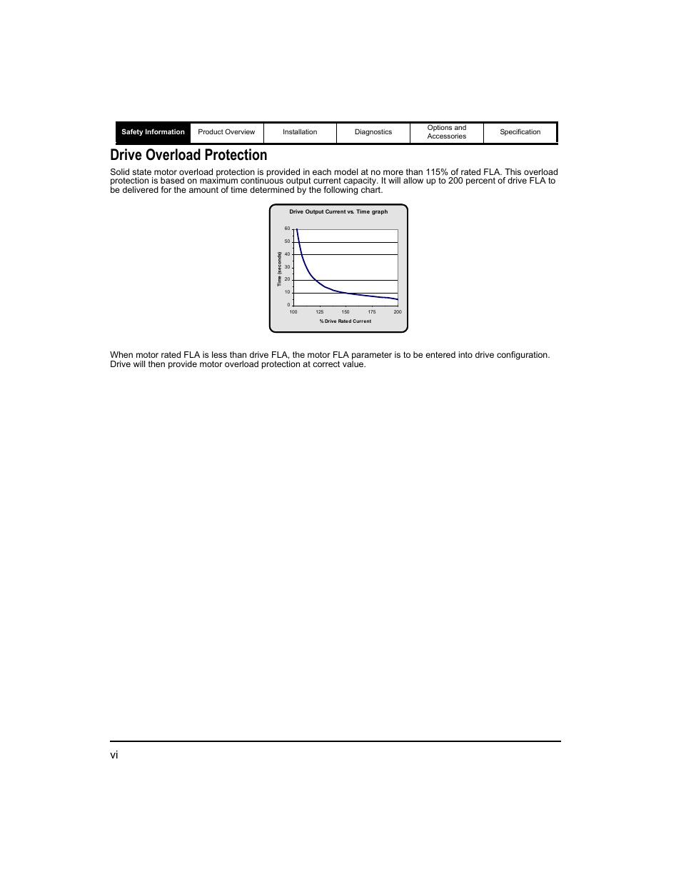 Drive overload protection | Emerson 400518-01 User Manual | Page 8 / 88