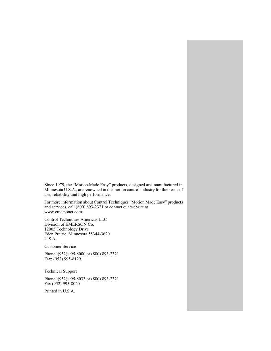 Emerson 400518-01 User Manual | Page 88 / 88