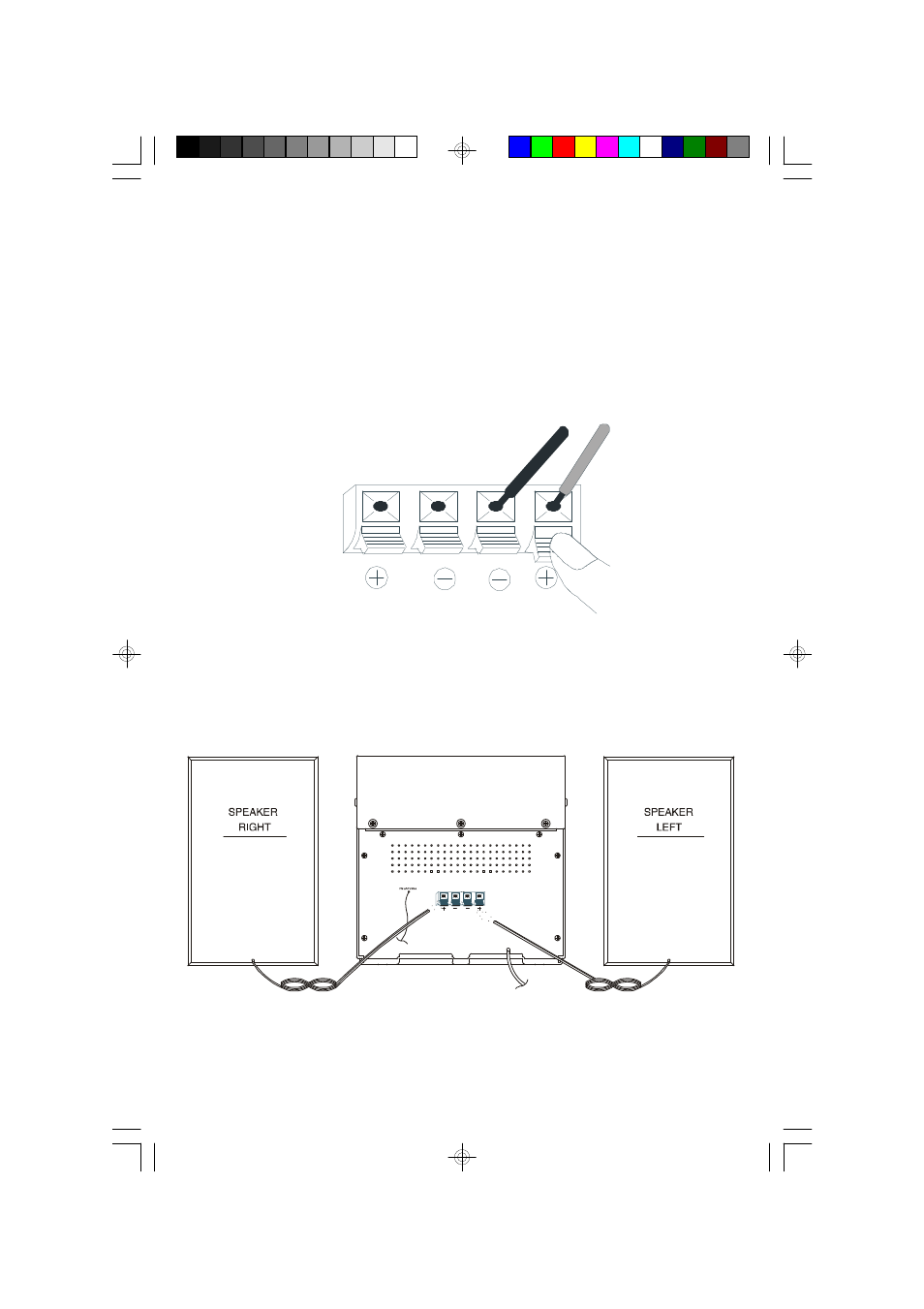 Right left, Speaker connection | Emerson Radio MS9700 User Manual | Page 6 / 31