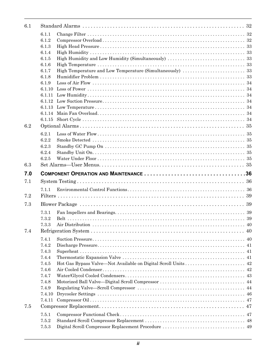 Emerson Liebert Challenger With Liebert iCOM Control 3000/ITR User Manual | Page 4 / 72