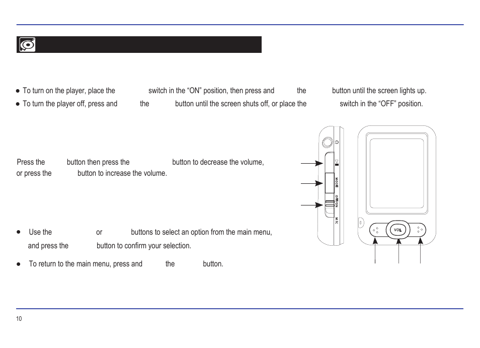 Basic operation | Emerson EMP413-4 User Manual | Page 11 / 29