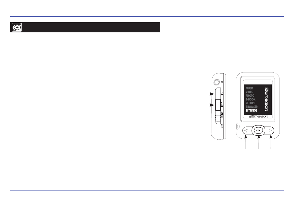 Settings, Navigating the settings menu | Emerson EMP413-4 User Manual | Page 24 / 29