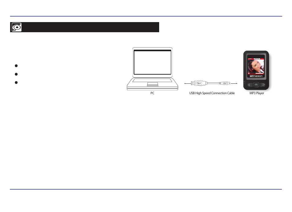 Connecting to a computer, System requirements, Pc connection | Emerson EMP413-4 User Manual | Page 8 / 29