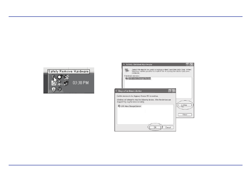 Disconnecting the usb cable | Emerson EMP413-4 User Manual | Page 9 / 29