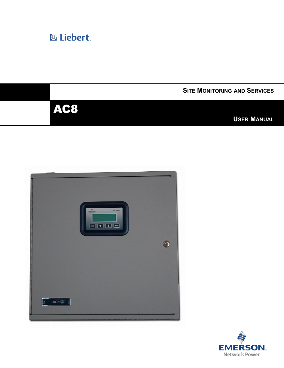 Emerson Autochangeover Controllers AC8 User Manual | 128 pages