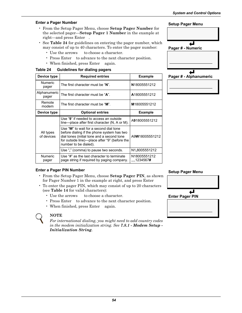 Table 24 | Emerson Autochangeover Controllers AC8 User Manual | Page 62 / 128
