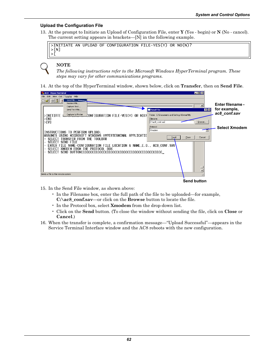 Emerson Autochangeover Controllers AC8 User Manual | Page 70 / 128