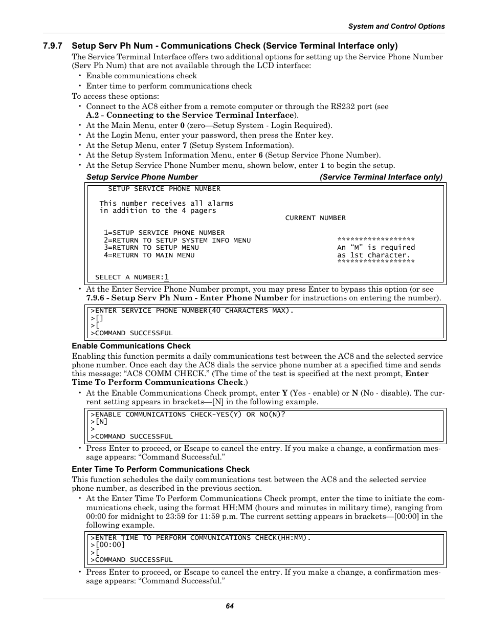 Emerson Autochangeover Controllers AC8 User Manual | Page 72 / 128