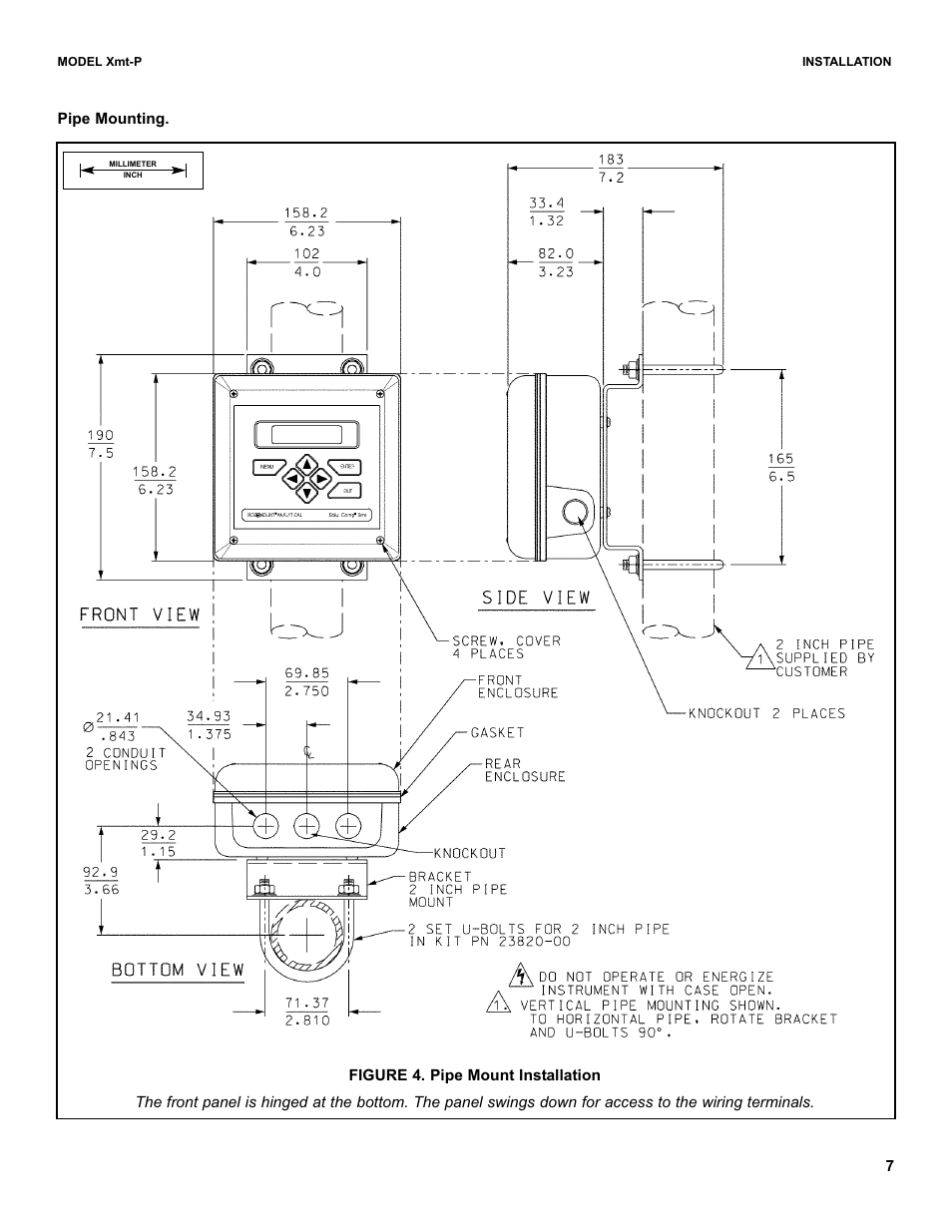 Emerson XMT-P-FF/FI User Manual | Page 7 / 12