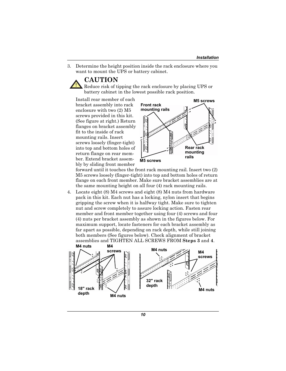 Caution | Emerson Liebert UPStation GXT2U User Manual | Page 14 / 40