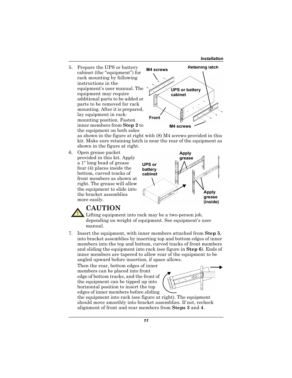 Caution | Emerson Liebert UPStation GXT2U User Manual | Page 15 / 40