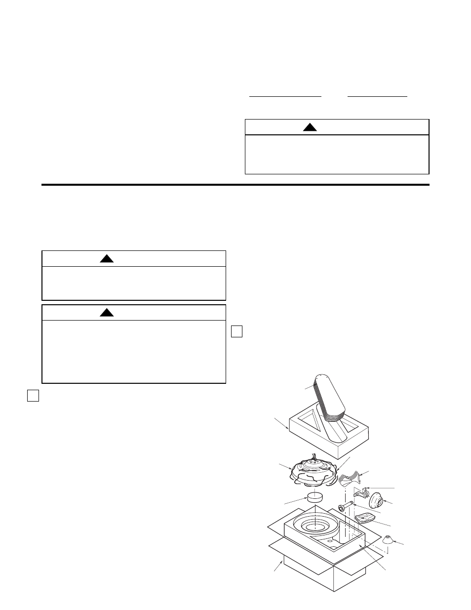 Unpacking instructions, Tools needed for assembly, Materials | Emerson CF770BC01 User Manual | Page 3 / 8