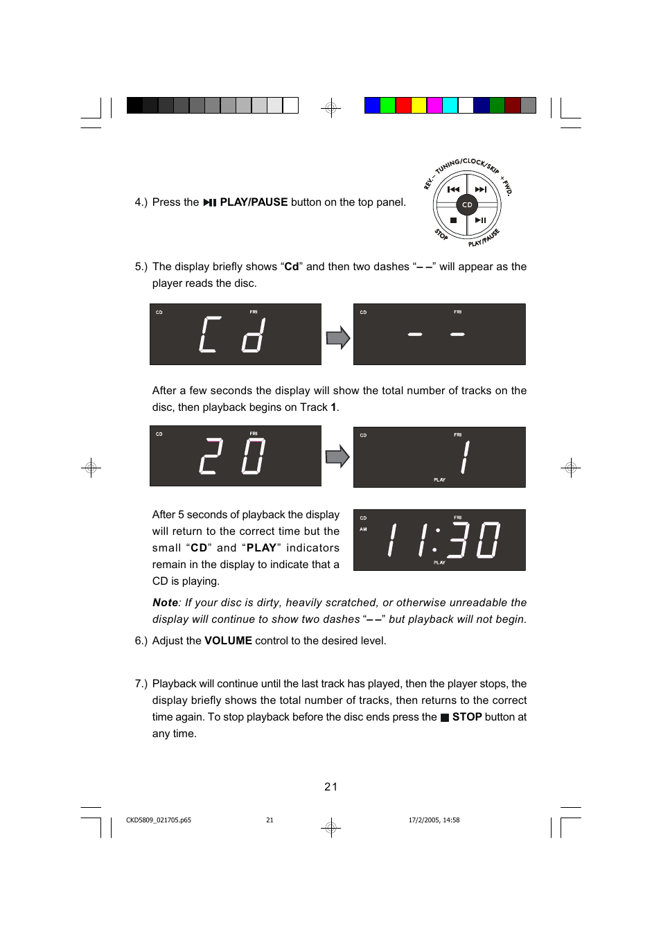 Emerson SMARTSET CKD5809C User Manual | Page 22 / 39