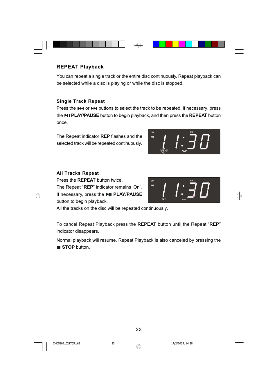 Emerson SMARTSET CKD5809C User Manual | Page 24 / 39