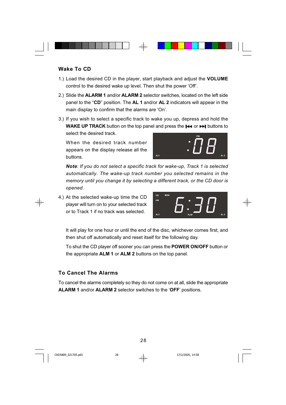 Emerson SMARTSET CKD5809C User Manual | Page 29 / 39
