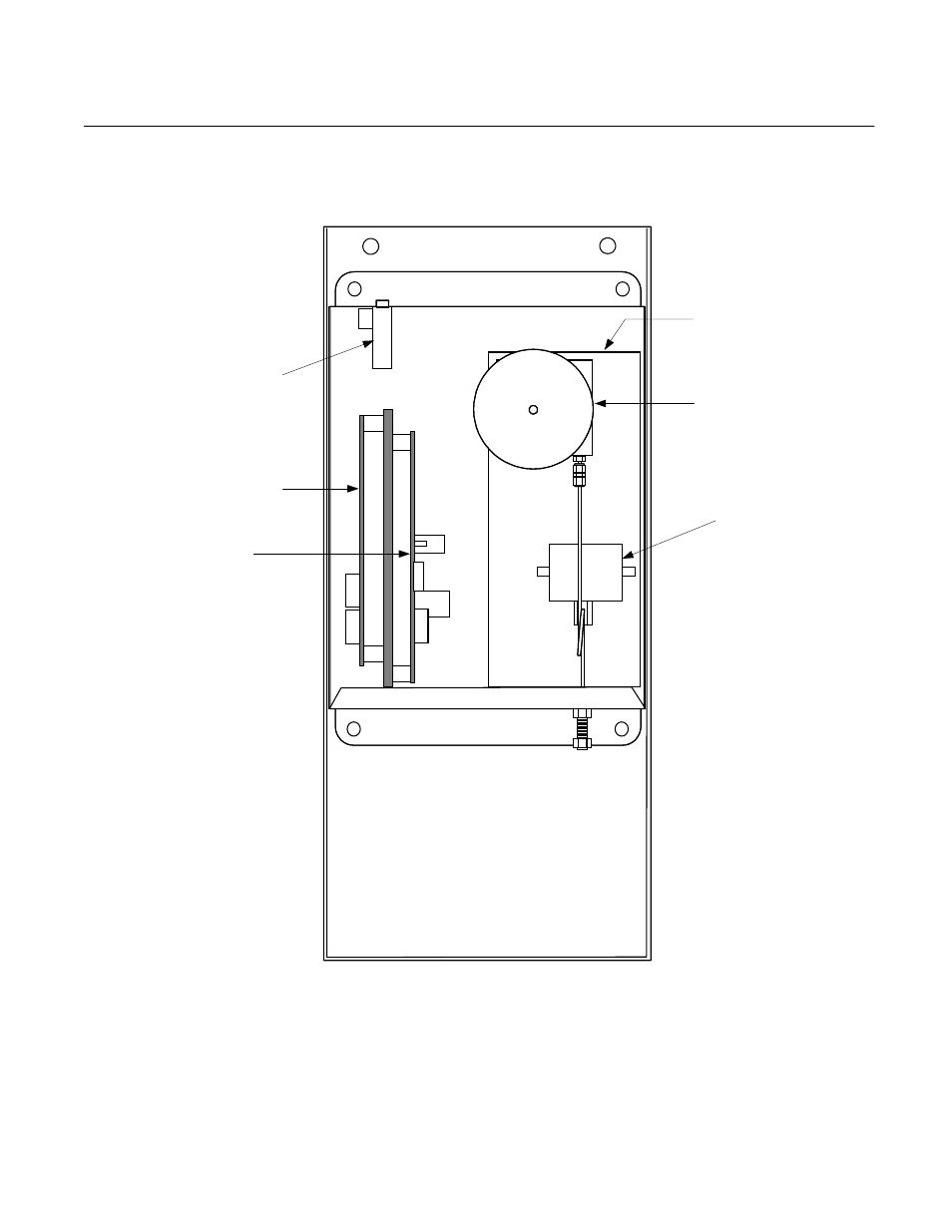 2 trace oxygen analyzer module - top view | Emerson ROSEMOUNT NGA2000 TO2 User Manual | Page 15 / 48