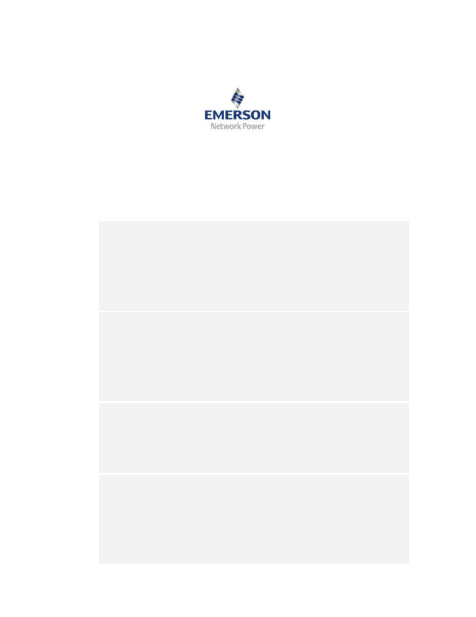 Emerson 7400 User Manual | Page 4 / 67