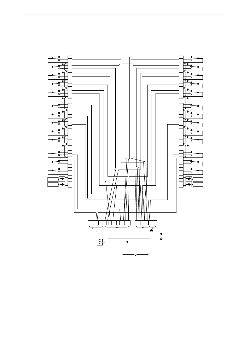 Output interface pcb mounted in module 1, M1 m2 m3, Output interface pcb mounted in module 2 | Emerson 7400 User Manual | Page 54 / 67