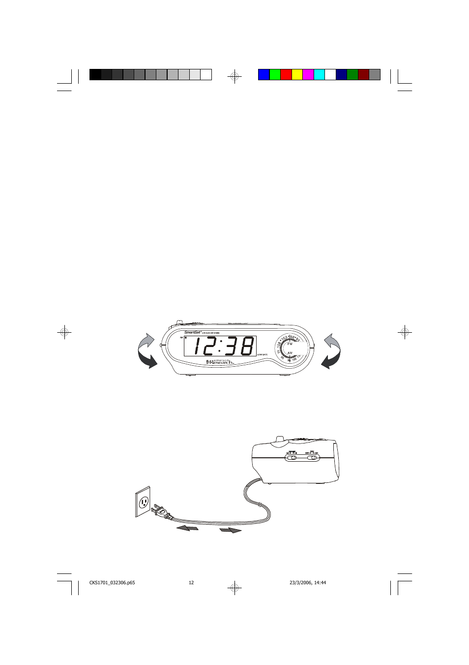 Listening to the radio | Emerson Radio CKS1701 User Manual | Page 13 / 22