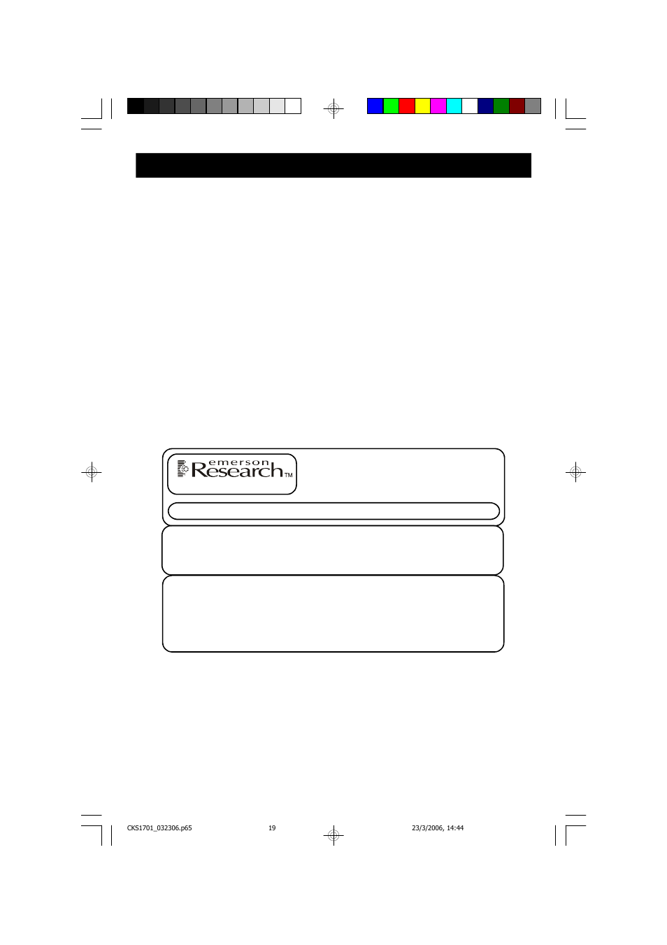 Lithium battery precautions | Emerson Radio CKS1701 User Manual | Page 20 / 22
