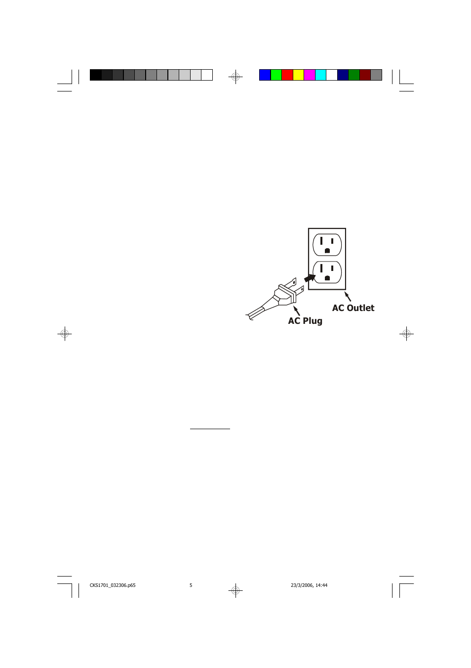 Power source, Sure alarm battery back-up system | Emerson Radio CKS1701 User Manual | Page 6 / 22