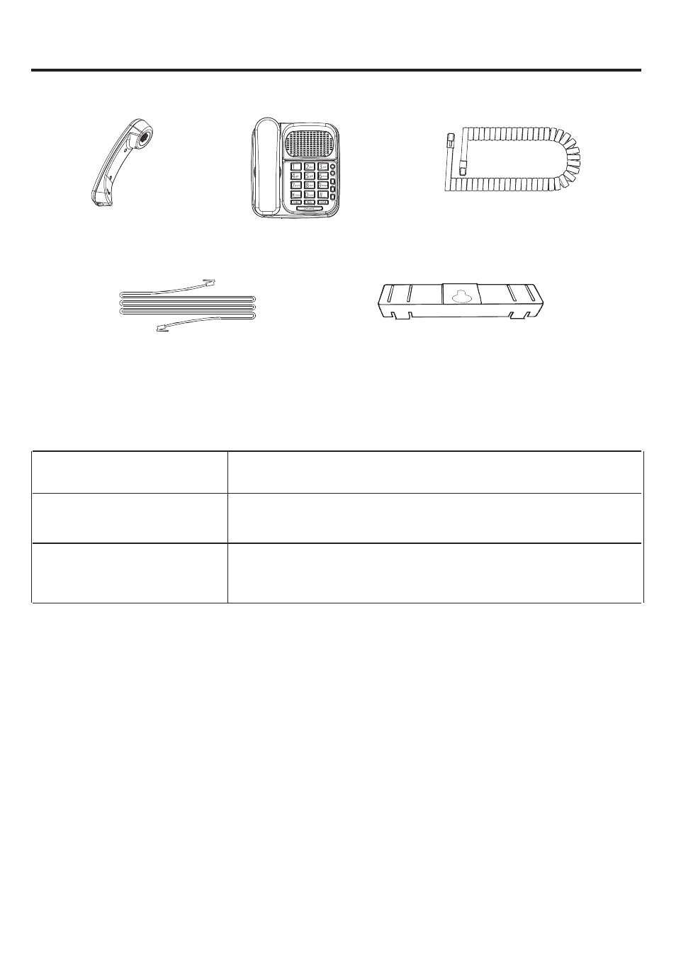 Checking the package contents | Emerson EM2246 User Manual | Page 6 / 9