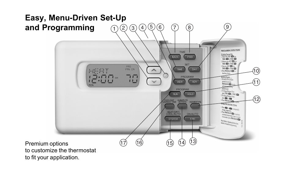 Easy, menu-driven set-up and programming | Emerson 1F97-391 User Manual | Page 2 / 52