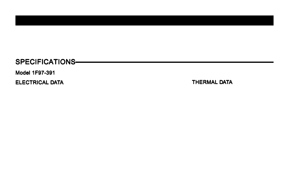 Installation and configuration, Specifications | Emerson 1F97-391 User Manual | Page 6 / 52