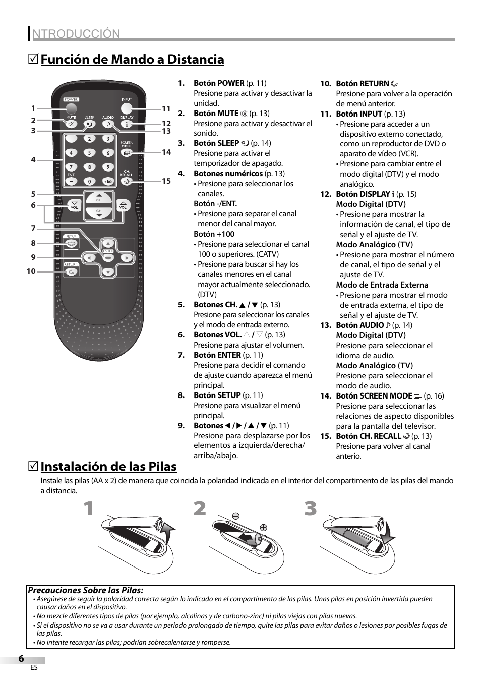 Ntroducción | Emerson LC195EM82 User Manual | Page 34 / 56