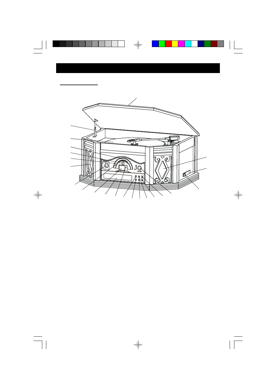 Location of controls and indicators | Emerson Radio NR303TT User Manual | Page 8 / 19
