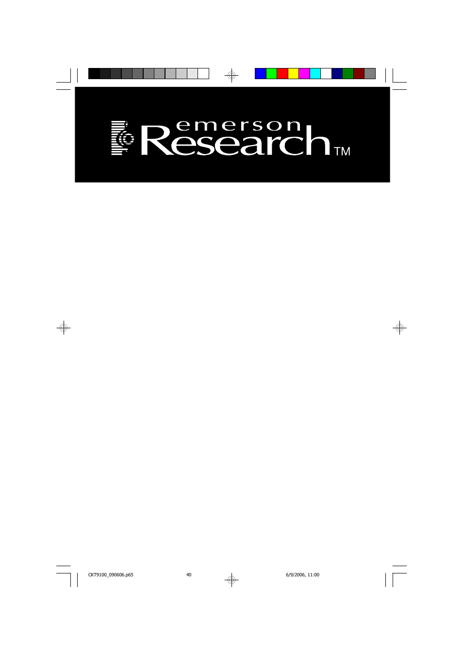 Emerson Radio CKT9100 User Manual | 40 pages