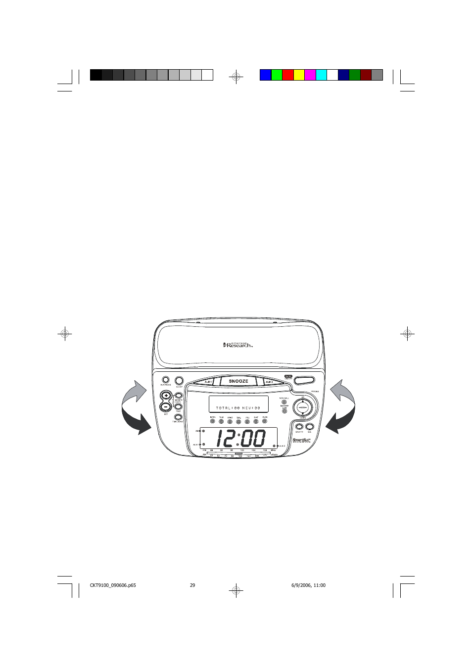 Listening to the radio | Emerson Radio CKT9100 User Manual | Page 30 / 40