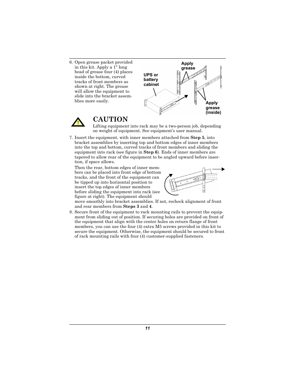 Caution | Emerson GXT2U User Manual | Page 15 / 40