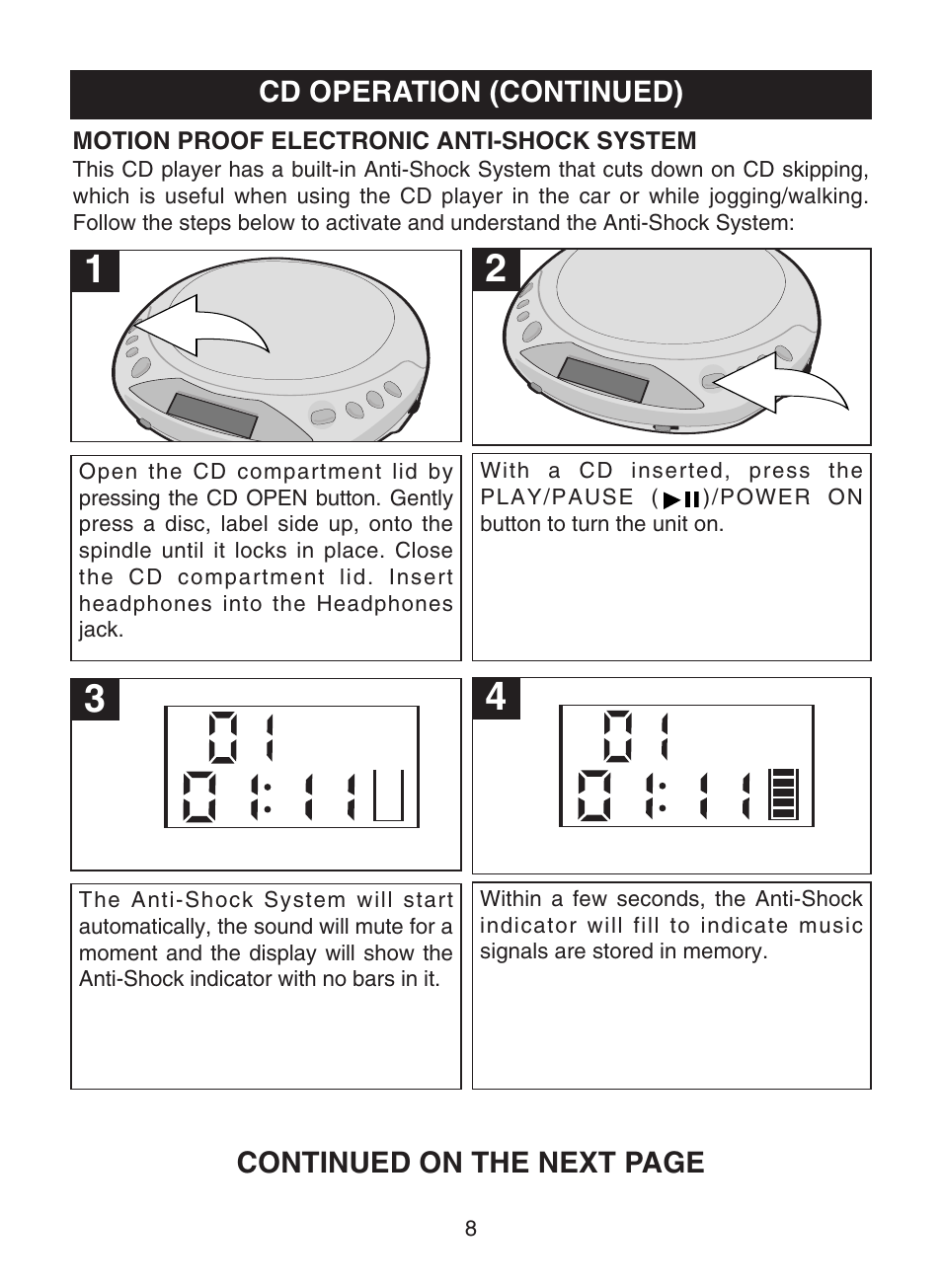 Emerson Radio DTE110 User Manual | Page 9 / 17