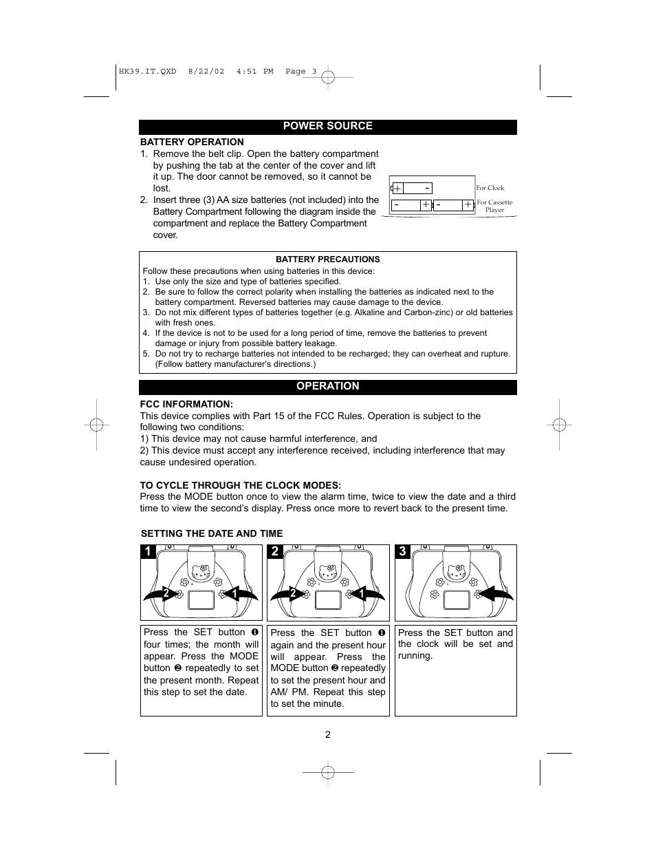 Emerson HK39 User Manual | Page 3 / 6