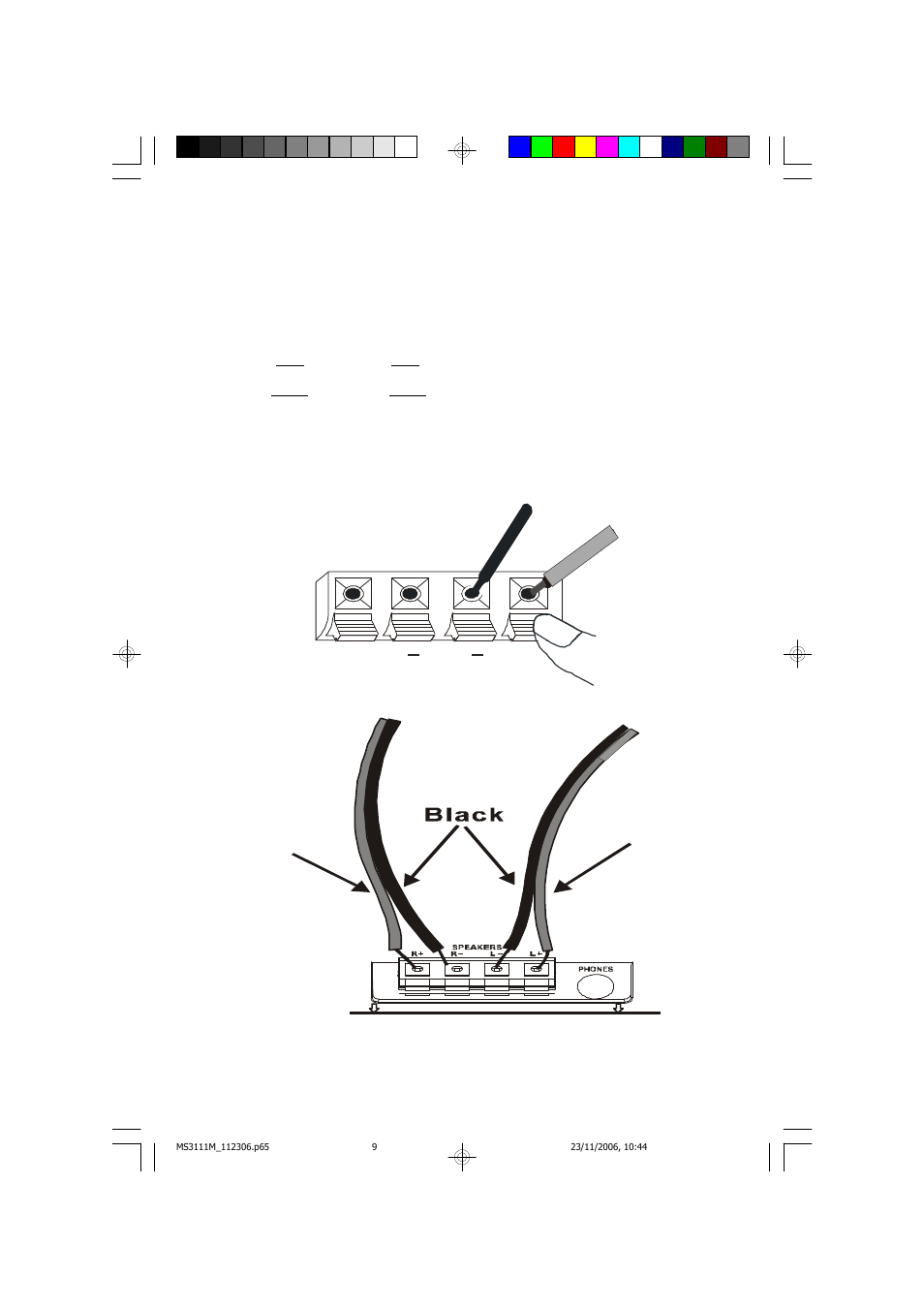 Connecting the speakers | Emerson Radio MS3111M User Manual | Page 10 / 47